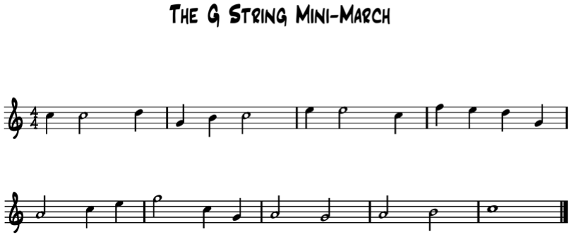 The G String Mini-March